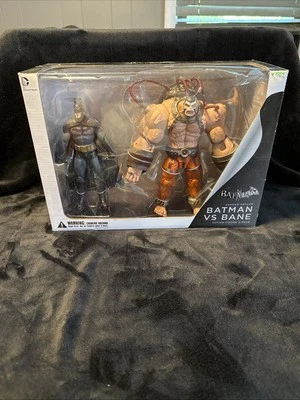 JUEGO DE FIGURAS DE ACCIÓN VIDEOJUEGO DC COLLECTIBLES BATMAN ARKHAM ASYLUM BATMAN & BANE Foto 1 de 4