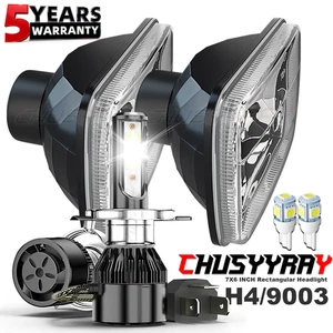 2PCS 7x6" 5x7'' LED Headlights Sealed High/Lo Beam For GMC Savana 1500 2500 3500 - Picture 1 of 17