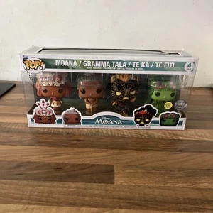 Moana Gramma Tala Te Ka Te Fiti Vaiana GITD 4-Pack POP! Disney Vinyl Figur Funko - Picture 1 of 6