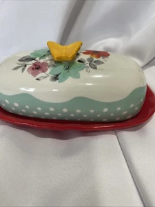 Pioneer Donna ~ Mercatino delle Pulci ~ Gres ~ Coperto ~ Retrò ~ Piatto Burro - Foto 1 di 9