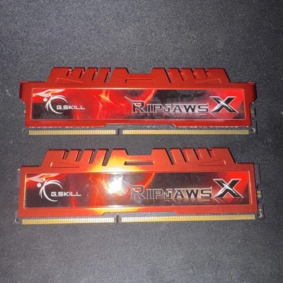 G.Skill Ripjaws X 8GB (2 x 4GB) DDR3-1600 RAM Desktop Memory F3-12800CL9D-8GBXL - Image 1 of 2