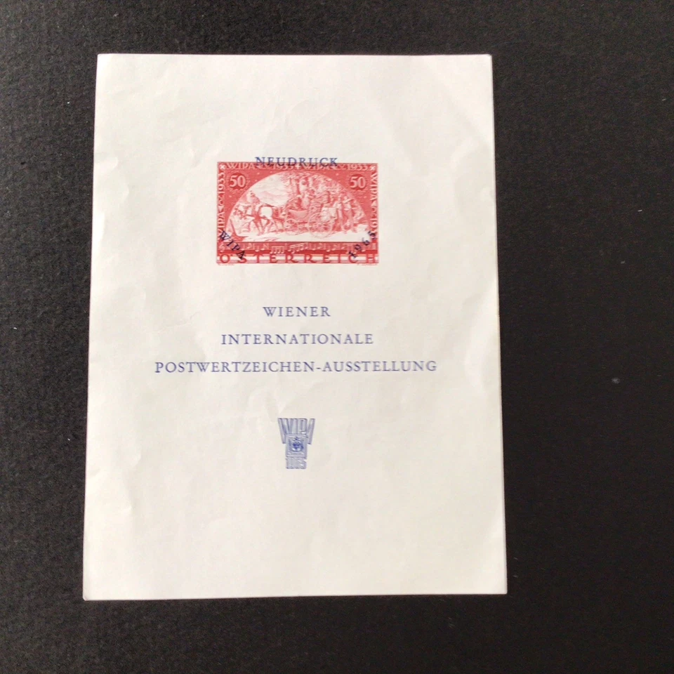 Austria 1965 WIPA overprint Stamp Lot M-434X - Image 1 of 1