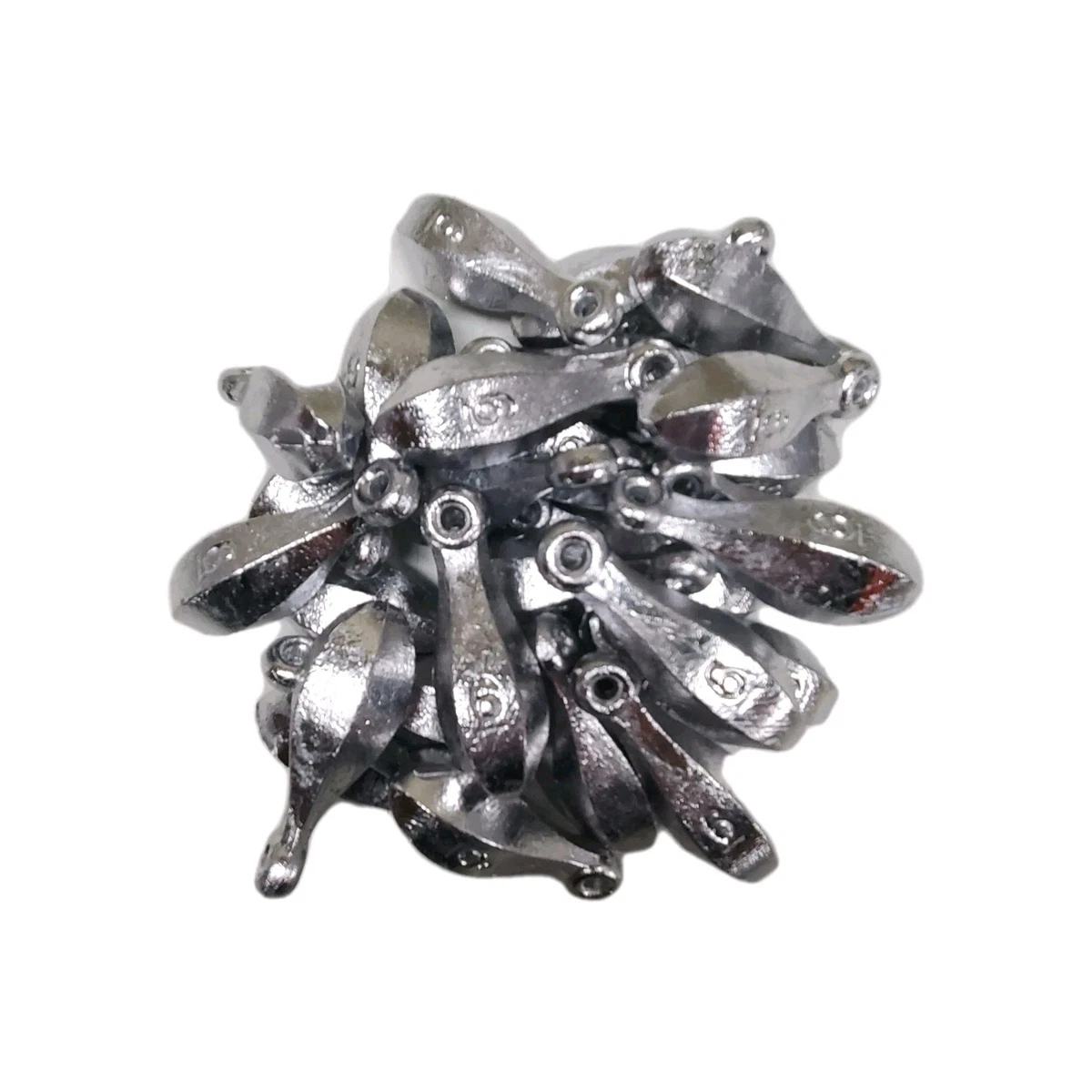 Dropship 205pcs Premium Lead Fishing Sinkers With Convenient Storage Box   5 Round Sizes For Accurate Casting And Deep Water Fishing