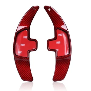 Carbon Fiber Steering Wheel Shift Paddle Shifter For Benz X156 W176 W205 GLE GLC - Picture 1 of 7