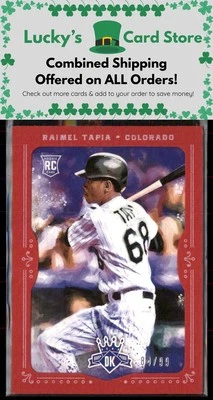 2017 Panini Diamond Kings #147 Raimel Tapia Framed Red Rookie #/99 - Image 1 of 2