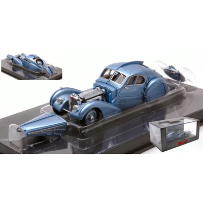 BUGATTI TYPE 57 SC ATLANTIC 1936 LIGHT BLUE METALLIC 1:43 Rio Auto d'Epoca Model - Immagine 1 di 4