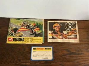 Vintage 1969 Corgi Catalog, Matchbox Drivers License; Tonka Look Book; 0727 - Picture 1 of 10