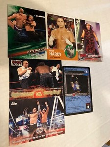 A 6 Matt Hardy 1 gaming WRESTLING CARDS born in Cameron North Carolina SEE SCAN