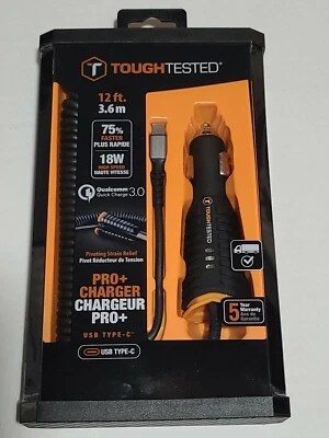 Tough Tested PRO+ CHARGER WITH USB TYPE C CONNECTOR CHARGER PRO+ AVEC CONNECTOR  - Image 1 of 3