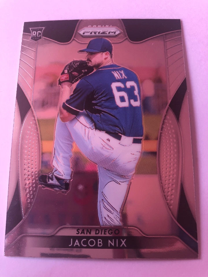 2019 Prizm Baseball Base #178 Jacob Nix - San Diego Padres - Image 1 of 2