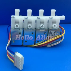 DC24V 4-Position 3-Wege Elektro Magnetventil Schließer N/C Gas Luft Ventil - Bild 1 von 5