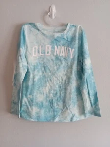 Old Navy Kids Tye Dye Light Blue Long Sleeve Shirt Size 5T (Up To 46 lbs) Child - Picture 1 of 4