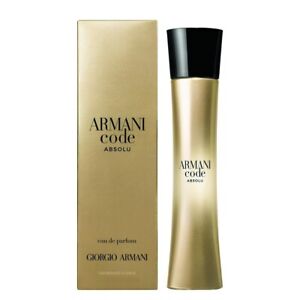 Armani Code Absolu EDP 30ml/50ml/75ml Eau de Perfume for Women New