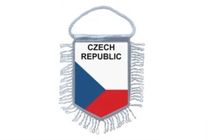 Mini banner flag pennant window mirror cars country banner czech republic - Bild 1 von 1