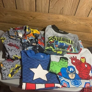 Boys Size 10 Super Hero Pajamas - Picture 1 of 10