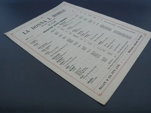 La Donna e mobile - Verdi - sheet music - Picture 1 of 2
