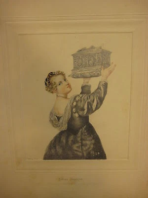 PINTURA AL ÓLEO HIJA DE TITIAN CUADRO ORIGINAL EN POSESIÓN DE T. ROGERS Foto 1 de 4