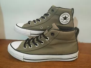 Converse All Star CT Street Khaki Green Mens 7 Womens 9 Shoes Hi-Top Ortholite - Picture 1 of 9