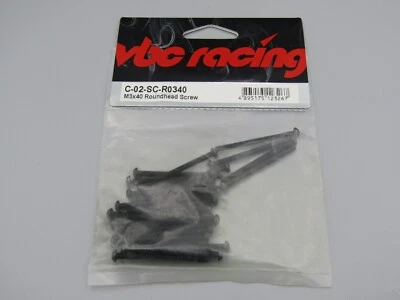VBC Racing M3x40mm Round Head Hex Drive Screw (20pcs) C-02-SC-R0340 - Image 1 of 3