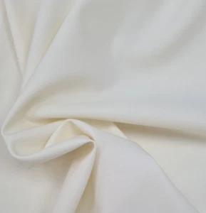 Off White Gabardine Natural Wool Fabric Classy Lightweight Remnants from Product - Picture 1 of 2