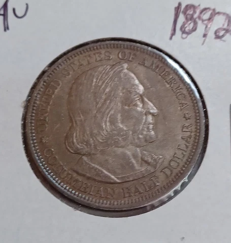 1892 Columbian Exposition Commemorative Silver Half Dollar Cover