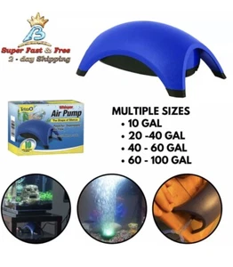 Whisper Air Pump Water Fish Tank Aquarium 10 40 60 100 Gallons Filter NEW - Picture 1 of 5
