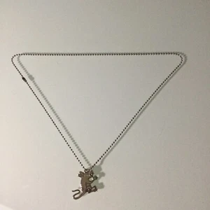Stussy Silver Rat Necklace - Picture 1 of 4