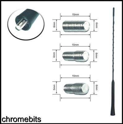 BMW MINI COOPER BLACK RUBBER GENUINE REPLACEMENT AM/FM AERIAL ANTENNA ROOF MAS T