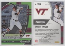 2020 Panini Prizm Draft Picks Lime Green Prizm /75 Carson Taylor #PDP130