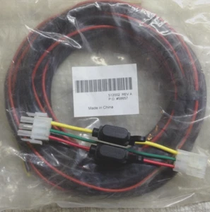 RELOJ REI BUS 512002 16 FT ARNÉS DE CABLE DE ALIMENTACIÓN PARA BUS MDVR *FUSIBLES SEPARADOS* - Imagen 1 de 5