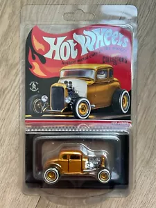 Ford Metalflake Gold RLC 2021 Deuce cupé HWC Hot Rod especial Hot Wheels '32 - Imagen 1 de 4