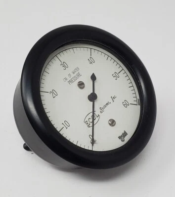 Marsh Instruments -  2 1/2 Inch Low Pressure Diaphragm Gauge 0-60CM H2o, New - Image 1 of 4