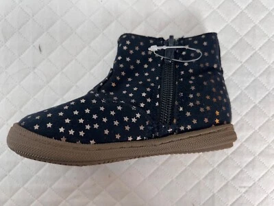Botines Cat & Jack Estrellas Azul Marino Niñas Pequeñas Talla 5 Foto 1 de 4
