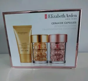 Elizabeth Arden Hyaluronic Ceramide Capsules Gift Set 15 + 15 capuals 15ml cream - Picture 1 of 3