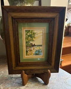 Old Vicksburg Bridge Original Artwork By Alice Thurmond Matted & Framed - Picture 1 of 5