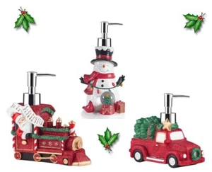 Christmas Soap/Lotion Dispensers YOUR CHOICE! - Picture 1 of 7