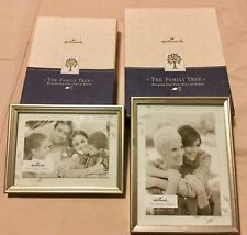 Hallmark Picture Frames -  Family Tree 2 Wood & Glass 4x6 and 5x7 NEW IN BOX