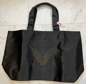 Victoria's Secret Fashion Show 2025 Black Large Tote Bag New With Tag - Imagen 1 de 6
