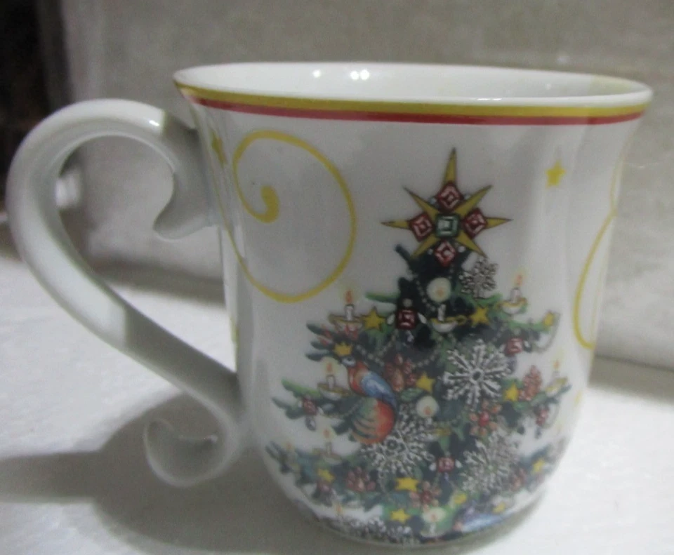 1 Williams Sonoma Twas the Night Navidad pequeña taza árbol espresso taza nuevo Foto 1 de 1