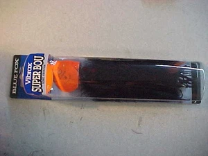 NEW MUSKIE BAIT Blue Fox 8 Vibrax Super Bou black orange Musky Pike LURE SPINNER - Picture 1 of 6