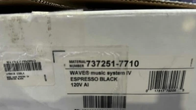 Bose Wave IV Expresso Black in box - Image 1 of 4