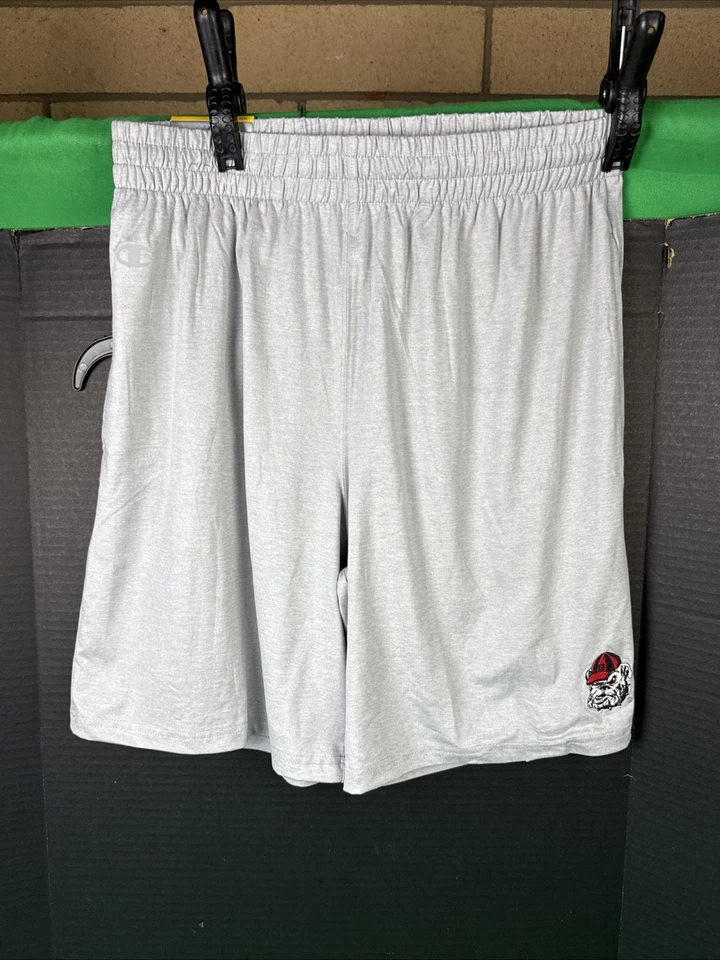 Pantalones Cortos Champion NCAA Georgia Bulldogs Para Hombre con Cordón Talla M Gris Foto 1 de 4