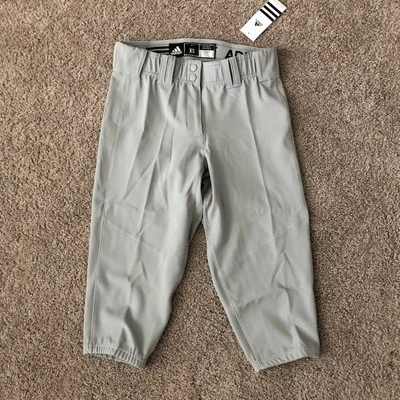 Брюки-капри Adidas DQ Elite Knicker для софтбола серые - Изображение 1 из 4