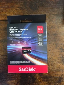 SanDisk Switch 2 Compatible Micro SD Express 512GB***BRAND NEW***NEVER OPENED*** - Picture 1 of 2