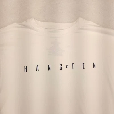 Hang Ten Casual Long Sleeve Crew Neck T-Shirt Mens Size Medium M White - Image 1 of 4