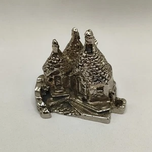 CJ Art ARG 925 Miniature Figure Cottage House Village Scene Art Model Signed 2" - Picture 1 of 12