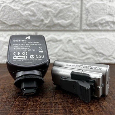 Sony ECM-HW1T Wireless Bluetooth Microphone + EMC-HW1R Receiver Handycam Video - Image 1 of 4