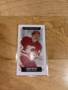 2019-20 UD Chronology Time Capsule Mini Parallel Gary Suter 23/60 Calgary Flames - Picture 1 of 2