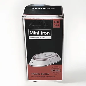 Newbealer NB301 Dual Voltage Travel Iron Compact Portable For Clothing Or Crafts - Picture 1 of 4