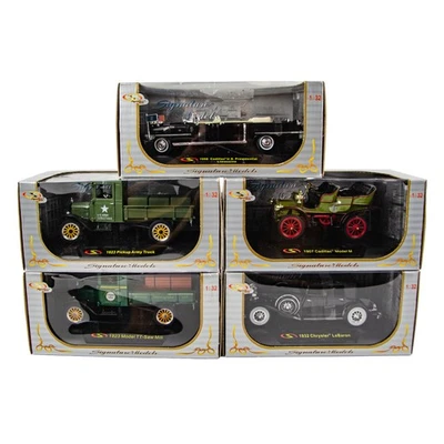 Lote de 5 piezas de coches diecast escala 1:32 modelos exclusivos Cadillac Ford Chrysler limusina Foto 1 de 4